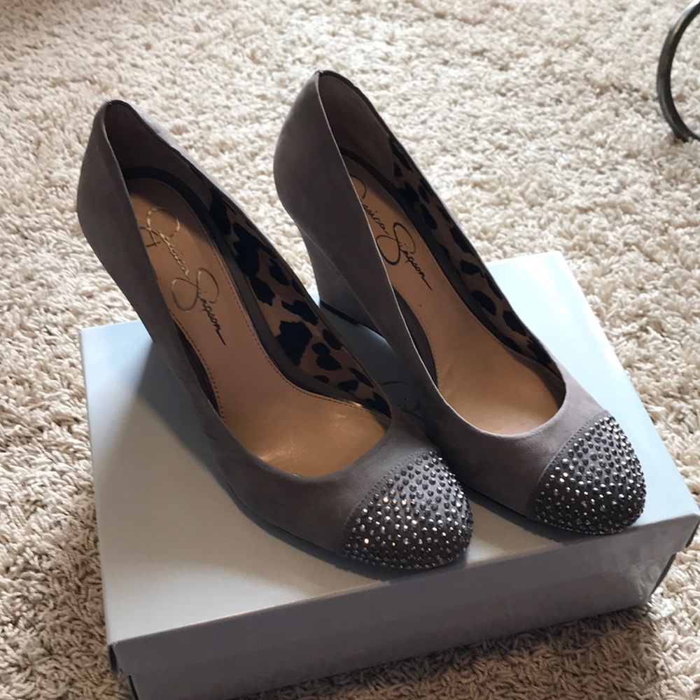 Jessica Simpson truffle heels